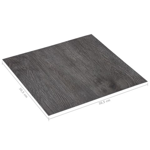 Samoprzylepne panele podłogowe, 20 szt., PVC, 1,86 m², brązowe Samoprzylepne panele podłogowe, 20 szt., PVC, 1,86 m², brązowe