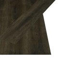 Samoprzylepne panele podłogowe 4,46 m², 3 mm, PVC ciemnobrązowe