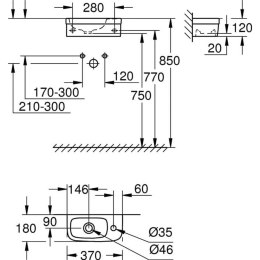 Umywalka Grohe 3932700H