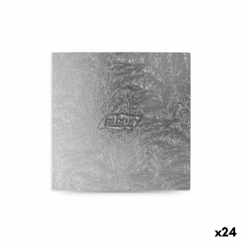 Stojak na ciasto Algon Srebrzysty 20 x 20 x 1,5 cm Kwadratowy (24 Sztuk) Stojak na ciasto Algon Srebrzysty 20 x 20 x 1,5 cm Kwadratowy (24 Sztuk)