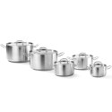 Garnek średni Kitchen Line z pokrywką 9 l śr. 280 x 155 h - Hendi 836408