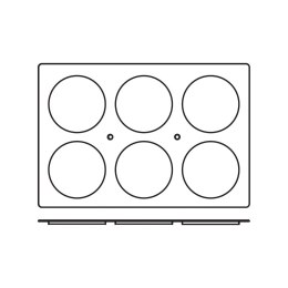 Foremki silikonowe nieprzywierające do pieczenia 6x DISC 600x400mm Hendi 676288