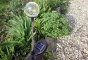 Lampa ogrodowa solarna LED w kształcie kuli (zmienia kolory) komplet 3 szt.