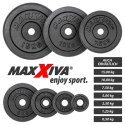 MAXXIVA Zestaw obciążników 2 x 15 kg, żeliwo