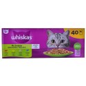 Karma dla kota Whiskas Mix Favourites in jelly kurczak Łosoś Tuńczyk Wołowina 40 x 85 g