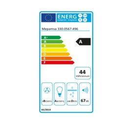 Okap konwencjonalny Mepamsa CUADRO 90 Czarny 90 cm 61 dB 580 m3/h