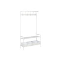 Mebel do Przedpokoju z Szufladami Home ESPRIT Biały Metal 110 x 36 x 186 cm