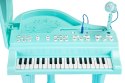 Fortepian organki keyboard pianino z mikrofonem mp3