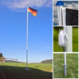 Maszt wraz z flagą: Hiszpania - 650 cm