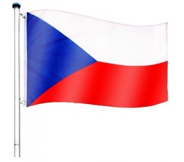 Maszt wraz z flagą Republika Czeska - 650 cm