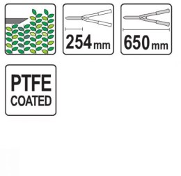 Nożyce do żywopłotu 650mm (noże 254mm)