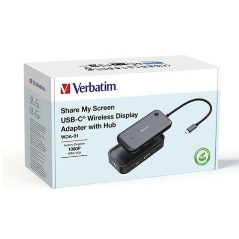 Adapter USB-C Verbatim Share my Screen Full HD