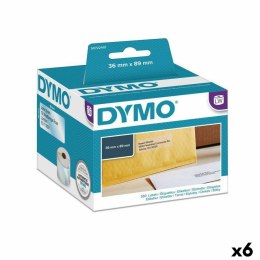 Etykiety do Drukarki Dymo 89 x 36 mm LabelWriter™ Przezroczysty (6 Sztuk)