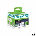 Etykiety do Drukarki Dymo 99014 54 x 101 mm LabelWriter™ Biały Czarny (6 Sztuk)