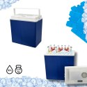 Lodówka samochodowa elektryczna 30L KAMAI ICEGO, zasilanie 12-230V, niebieska