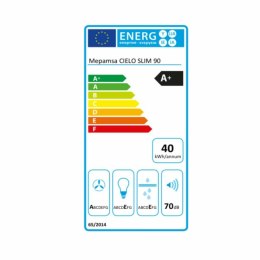 Okap konwencjonalny Mepamsa CIELO SLIM 90 cm 720 m3/h 145W