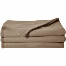 Koc Poyet Motte Poleco 100 % poliester 240 x 260 cm Taupe