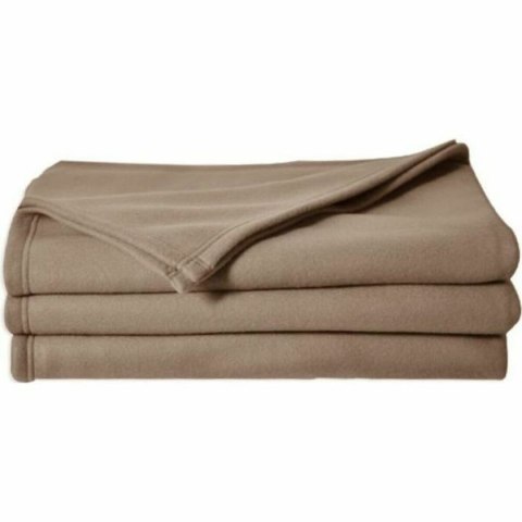 Koc Poyet Motte Poleco 100 % poliester 240 x 260 cm Taupe