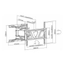 Uchwyt na TV MacLean MC-832 37" 80" 45 kg