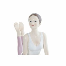 Figurka Dekoracyjna DKD Home Decor Różowy Yoga Scandi 16 x 6 x 13 cm