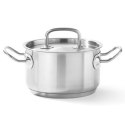 Garnek średni Kitchen Line z pokrywką 3,5 l śr. 200 x 115 h - Hendi 836200