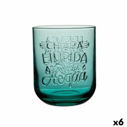 Szklanka/kieliszek Graphica Kolor Zielony Szkło 395 ml (6 Sztuk)