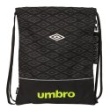 Worek na buty ze sznurkami Umbro Lima Czarny 35 x 40 x 1 cm