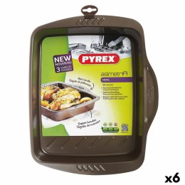 Naczynie do Piekarnika Pyrex Asimetria Prostokątny Metal 30 x 24 cm (6 Sztuk)