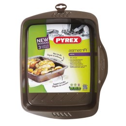 Naczynie do Piekarnika Pyrex Asimetria Prostokątny Metal 30 x 24 cm (6 Sztuk)