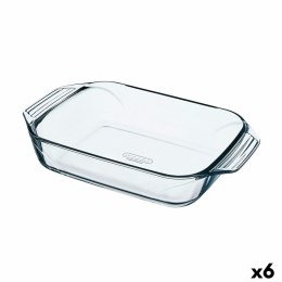 Naczynie do Piekarnika Pyrex Irresistible Przezroczysty Szkło Prostokątny 35 x 23,1 x 6,5 cm (6 Sztuk)