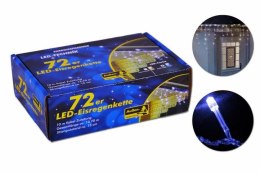 Świąteczny świetlny deszcz - 2,7 m, 72 LED, zimna biel