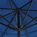 Parasol ogrodowy na słupku aluminiowym, 500 cm, lazurowy