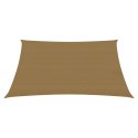 Żagiel przeciwsłoneczny, 160 g/m², taupe, 4,5x4,5 m, HDPE