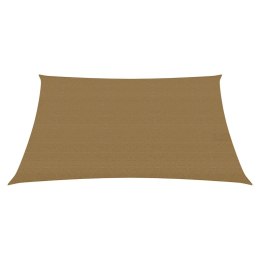 Żagiel przeciwsłoneczny, 160 g/m², taupe, 4,5x4,5 m, HDPE