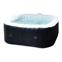 Inflatable Spa Sunspa Kwadratowy Czarny 4 ludzie (155 x 155 x 65 cm)