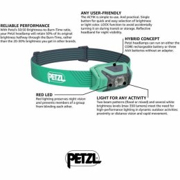 Latarka nagłowna LED Petzl E063AA02 Kolor Zielony (1 Sztuk)