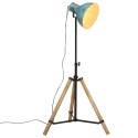 Lampa stojąca, 25 W, postarzany niebieski, 75x75x90-150 cm, E27