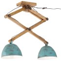 Lampa sufitowa, 25 W, postarzany niebieski, 29x18x85 cm, E27