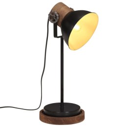 Lampa stołowa, 25 W, czarna, 17x17x50 cm, E27