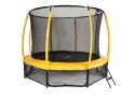 Trampolina Ogrodowa Jumpi 312cm/10FT Maxy Comfort Plus Żółta Z Wewnętrzną Siatką