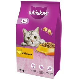 Karma dla kota Whiskas Dorosły kurczak Warzywo 14 Kg