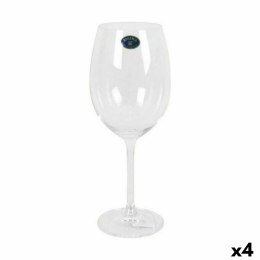 Zestaw kubków Bohemia Crystal Clara Wino 450 ml 6 Części (4 Sztuk)