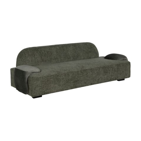 Sofa Kolor Zielony Drewno Foam 222 x 92 x 70 cm