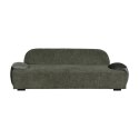 Sofa Kolor Zielony Drewno Foam 222 x 92 x 70 cm