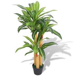 Sztuczna dracena z doniczką, 100 cm, zielona