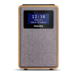 Zegar z Radiem Philips Szary