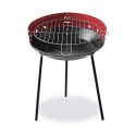 Grill Węglowy z Nóżkami EDM 73832 Czerwony/Czarny Żelazo Ø 33 x 45 cm