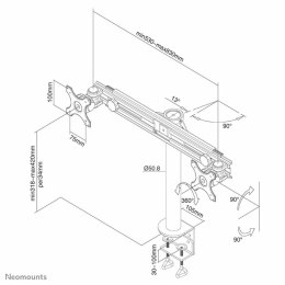 Uchwyt na TV Neomounts FPMA-D700D 10-30