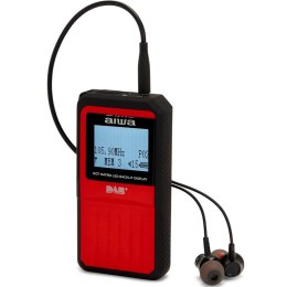 Radio Aiwa Czerwony DAB/DAB+/FM Ekran LED