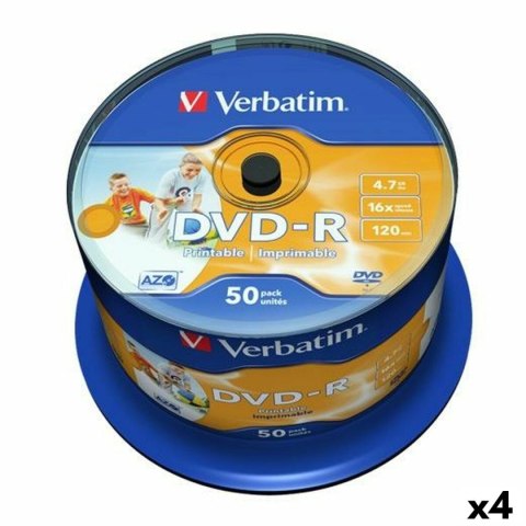 DVD-R Verbatim 4,7 GB 16x (4 Sztuk)